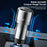 ESSAGER PD 45W Fast Charging Aluminum Alloy Type-C+Ip+USB-A 3-port Car Charger Adapter - Grey - 5