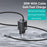 USAMS CC264 GaN Fast Charger Block 30W Dual Port Wall Charger with Type-C Cable, EU Plug - Black - 3
