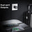 USAMS CC264 GaN Fast Charger Block 30W Dual Port Wall Charger with Type-C Cable, EU Plug - Black - 5