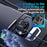 C69 Bluetooth-compatible Car Charger with Type-C Extendable Cable PD 30W Fast Charger FM Transmitter Hands Free Calling - 5