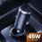TOOCKI TQ-CC34B Car Charger Dual USB-C 45W Fast Charging Adapter with Pull Ring - 4