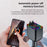 Y4 Car Charger Super Fast Charging Bluetooth-Compatible MP3 Player with Retractable Type C + iP Cable - 5