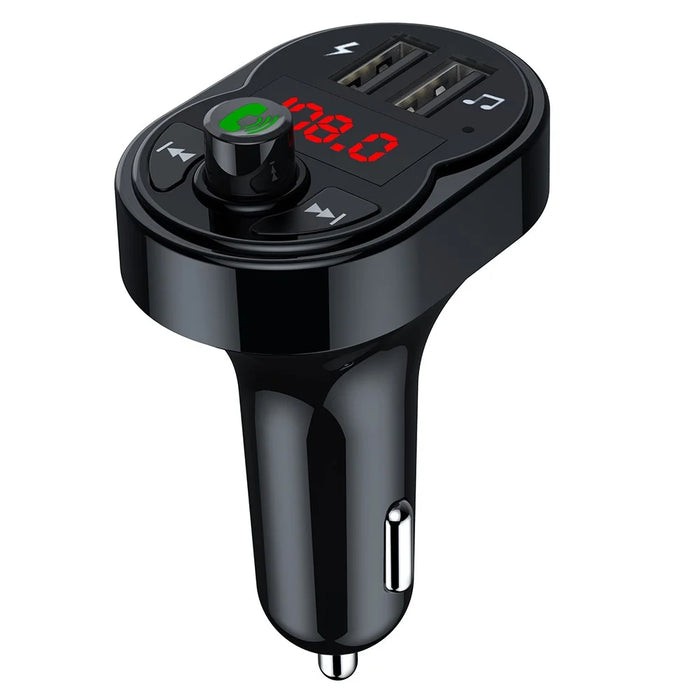 X1 3.1A USB Car Charger MP3 Player Bluetooth-Compatible Hands Free Calling FM Transmitter - 2