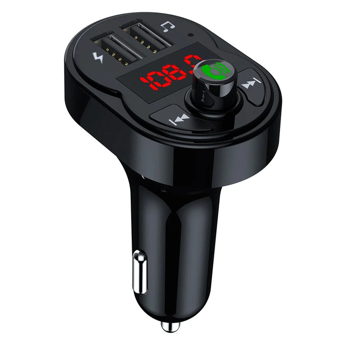 X1 3.1A USB Car Charger MP3 Player Bluetooth-Compatible Hands Free Calling FM Transmitter - 3