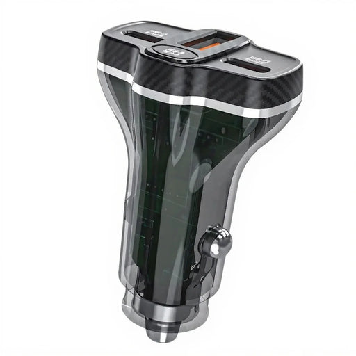 DUDAO R78 Car Charger 78W 3-Port QC3.0 USB-C PD 30W Super Fast Charging Cigarette Lighter Adapter for iPhone - 1