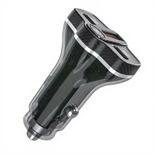 DUDAO R78 Car Charger 78W 3-Port QC3.0 USB-C PD 30W Super Fast Charging Cigarette Lighter Adapter for iPhone - 2