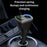 K29 Car Charger Adapter Fast Charging Digital Display 3 in 1 Cigarette Lighter Socket Splitter Charger - 5