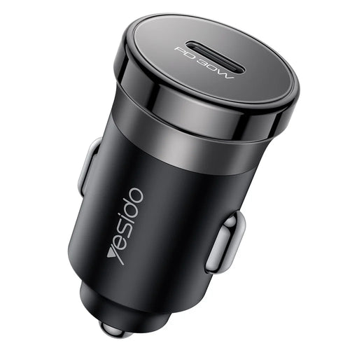 YESIDO Y74 Car Charger 30W Fast Charging Single USB-C Port Cigarette Lighter Power Adapter - 1