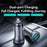 USAMS CC320 Car Charger Dual USB 2.4A Aluminum Alloy Mini Cigarette Lighter Charger for Vehicle - 2