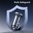 USAMS CC320 Car Charger Dual USB 2.4A Aluminum Alloy Mini Cigarette Lighter Charger for Vehicle - 6