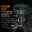 K8 USB-A + USB-C Dual Port Car Charger PD 20W + QC 18W Fast Charger with Retractable Type C Cable - Black - 2
