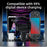 K8 USB-A + USB-C Dual Port Car Charger PD 20W + QC 18W Fast Charger with Retractable Type C Cable - Black - 6