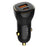 LDNIO C103 60W Dual Port Car Charger PD 30W+QC 30W PPS Fast Charging Car Adapter for Phone Tablet - Bla - 1