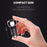 LDNIO C1 36W Car Charger Metal Dual Port PD 20W + QC3.0 18W Fast Charging Car Adapter for iPhone Android - Black - 3