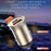 LDNIO C509Q 30W Car Charger Dual Port USB-C PD USB-A QC4.0 Fast Charging Adapter with Built-in Lanyard for iPhone Samsung - Gold - 5