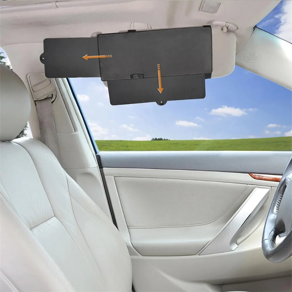 Universal Car Sun Visor Extender Anti-glare Sun Blocker Car Window Sunshade UV Rays Blocker Auto Accessories - 4