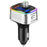 BC62 Car Bluetooth-compatible Charger Adapter FM Transmitter Hands-Free Call PD Fast Charging Car Charger with Atmosphere Light Voice Assistant - 2
