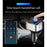 BC62 Car Bluetooth-compatible Charger Adapter FM Transmitter Hands-Free Call PD Fast Charging Car Charger with Atmosphere Light Voice Assistant - 5