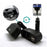 180-Degree Foldable Car Charger 3-Socket 2-Port USB Splitter Adapter Multi Socket Car Cigarette Lighter Power Outlet - 4