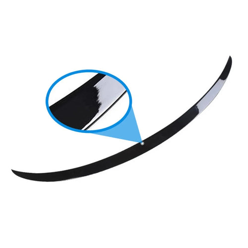 Car Spoiler Wing Decorative Strip Spoiler Non-Punching Car Rear Wing for Tesla Model 3 (17-22) - Glossy Paint - 1