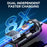 JOYROOM JR-CCN04 60W Fast Charging Mini Metal Car Charger Dual-Port USB-A+Type-C Cigarette Lighter Charger - 2