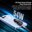 ESSAGER 54W USB+Type-C Phone Fast Charging Adapter ABS+Aluminum Alloy Mini Car Charger - Black - 5