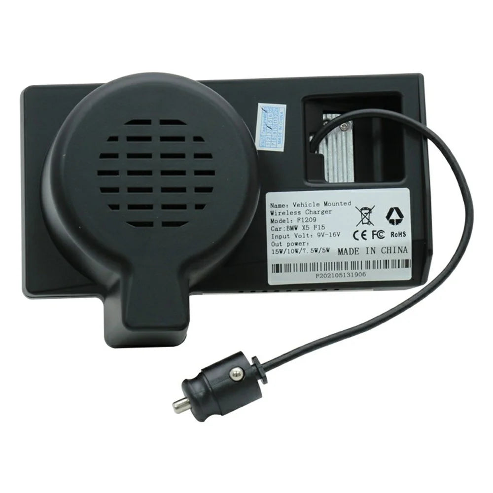 WINAUTO For 2013-2018 X5 F15 Automatic Sensing Wireless Charger with Cigarette Lighter Input - 4