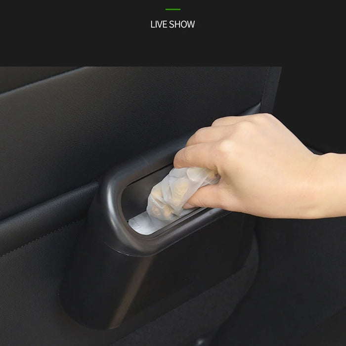 LW-1793 1L Car Garbage Dustbin Auto Interior Hangable Trash Box Organizer - 2