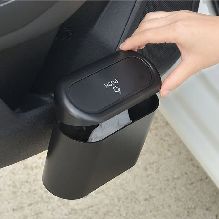 LW-1793 1L Car Garbage Dustbin Auto Interior Hangable Trash Box Organizer - 4