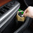 OUDEW Car Trash Can with Lid Mini Washable Vehicle Trash Can Desktop Center Console Dustbin Garbage Organizer - Gold - 3