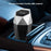 OUDEW Car Trash Can with Lid Mini Washable Vehicle Trash Can Desktop Center Console Dustbin Garbage Organizer - Gold - 7