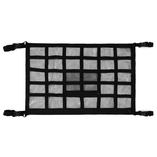 70x50cm Double-Layer Car Roof Storage Net Pocket Vehicle Interior Roof Storage Mesh Organizer - 1