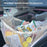 H351 Car Back Seat Organizer Multi-Function Portable Drawstring Large Capacity Canvas Mesh Storage Bag - 3