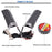 CS-054B1 1Pair 12V Motorcycle Heated Grip 3rd Generation Fast Heating Electric Handlebar Grip Heater with Two Gear Adjustable - 3