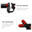 WUPP CS-764 1 Pair Motorcycle Heating Handlebars Aluminum Alloy 12V Electric Heated Handlebar Grips Motorbike Heating Handle Warmers - Red - 7