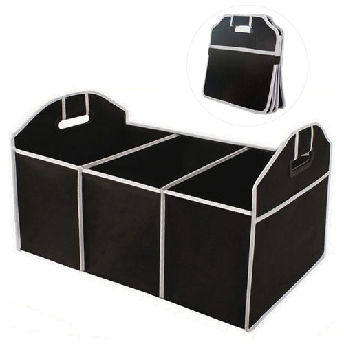 BY-145 Multifunction Car Trunk Organizer Foldable Storage Case Collapsible Box with Upgraded Handle - 1