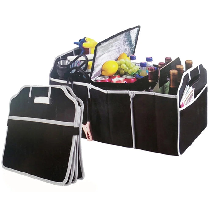 BY-145 Multifunction Car Trunk Organizer Foldable Storage Case Collapsible Box with Upgraded Handle - 3