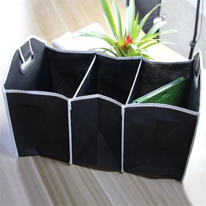 BY-145 Multifunction Car Trunk Organizer Foldable Storage Case Collapsible Box with Upgraded Handle - 5