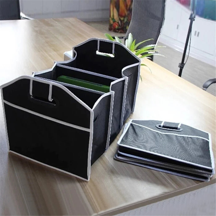 BY-145 Multifunction Car Trunk Organizer Foldable Storage Case Collapsible Box with Upgraded Handle - 6