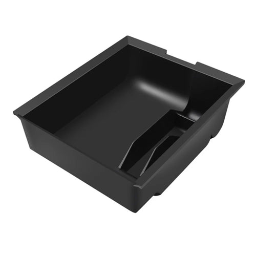 For Tesla Model 3 / Y Car Center Control Organizer ABS Storage Box Trash Can Bin Garbage Container - Front - 1