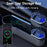 Car Seat Gap Storage Box Organizer Front Seat Console Side Pocket with Data Cable Charging (Cigarette Lighter Plug) - 3