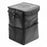 9731 Thermal Insulation Car Back Seat Headrest Waterproof Trash Bag with Storage Pockets, Size S: 25*16*16cm - 1