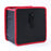 9730 Waterproof Oxford Cloth Car Storage Bag Trash Can Foldable Hanging Barrel - Red - 1