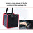 9730 Waterproof Oxford Cloth Car Storage Bag Trash Can Foldable Hanging Barrel - Red - 2
