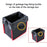 9730 Waterproof Oxford Cloth Car Storage Bag Trash Can Foldable Hanging Barrel - Red - 3