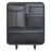 Car Back Seat Organizer Multi Pockets Hanging Leather Waterproof Storage Bag for Holding Phone Tablet Drink Sundries - Black - 1