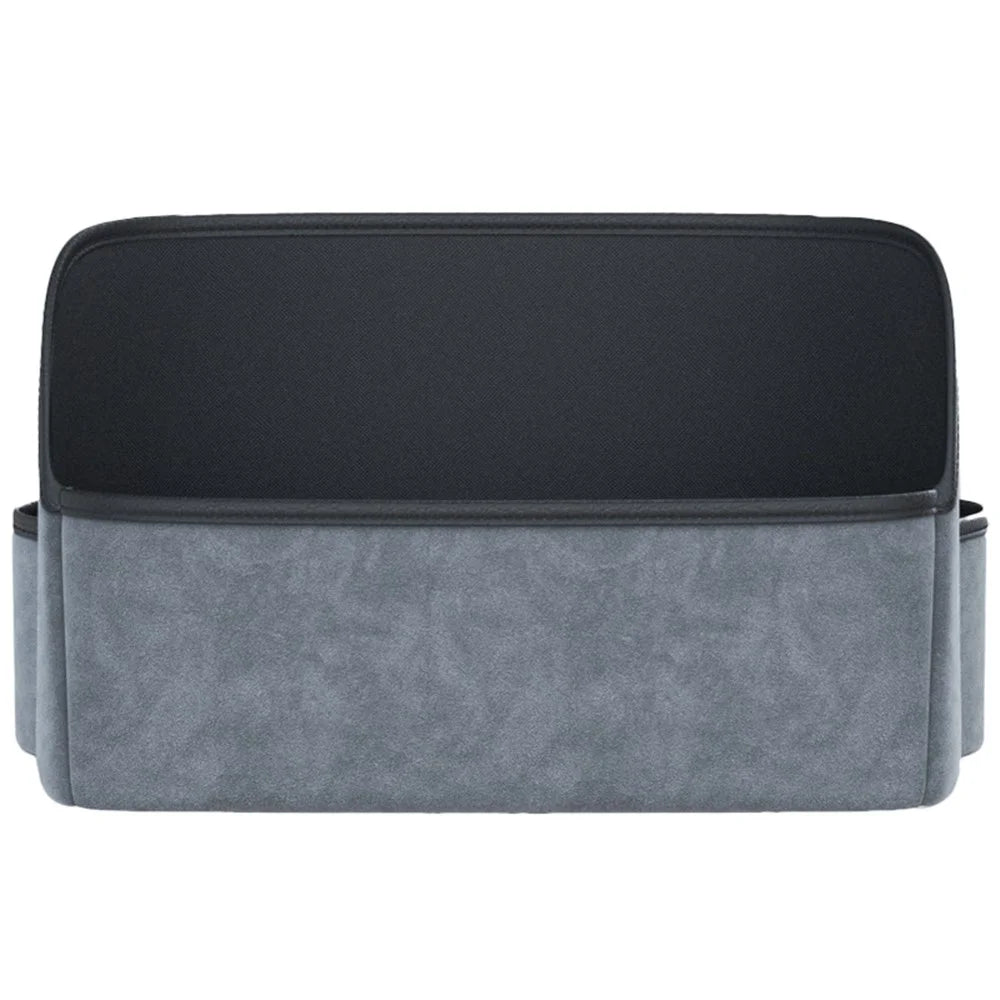 AUTOCOLOR Car Middle Seat Organizer Vehicle Central Control Handbag Water Bottle Storage Bag - Black  /  Grey - 1