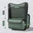 Leather Car Middle Seat Organizer Waterproof Car Central Control Phone Sundries Storage Bag - Green - 7