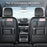 AUTOCOLOR Waterproof Leather Car Seat Back Storage Bag Tissue Cup Holder Organizer with Hook - 3