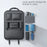 AUTOCOLOR Waterproof Leather Car Seat Back Storage Bag Tissue Cup Holder Organizer with Hook - 5